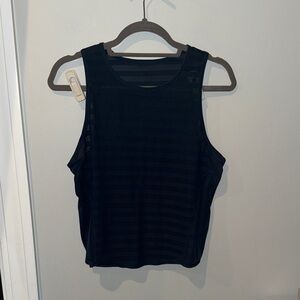 lululemon athletica navy Mesh Tank Top
